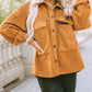 Flap Pocket Buttoned Jacket
