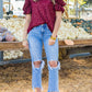 Glittering Sequin Short Bubble Sleeve Blouse