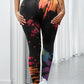 Tie Dye Hollow Out Fitness Activewear Leggings