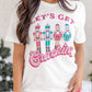Lets Get Cracking Print Christmas Crewneck T Shirt
