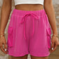 Cargo Pocket Wide-leg Shorts