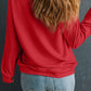 Silver Christmas Tree Printed Drop Shoulder Sweatshirt
