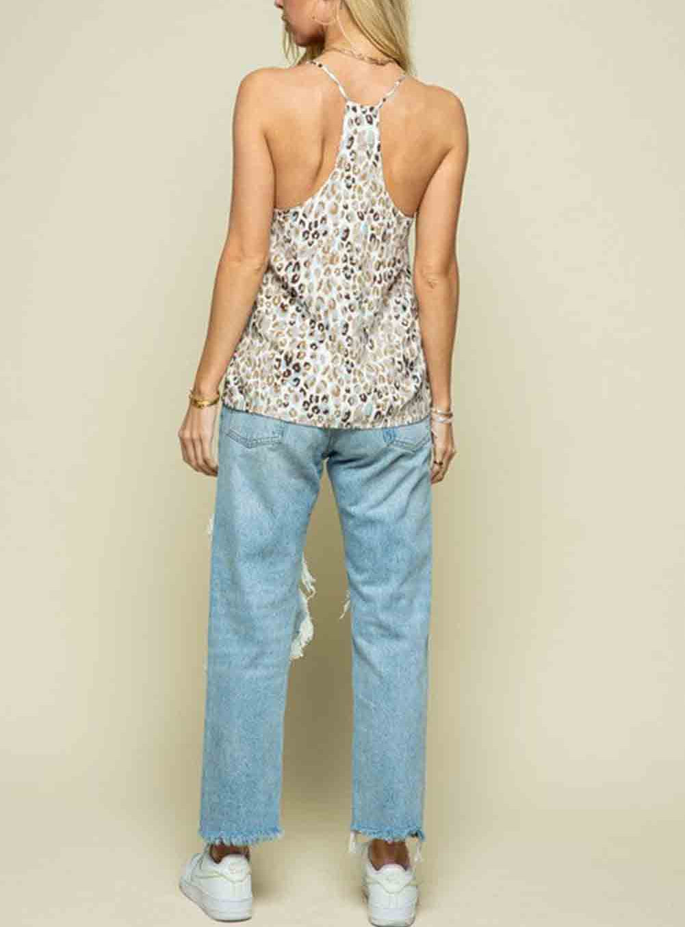 Racerback Spaghetti Strap Tank Top