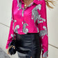 Lively Leopard Print Button Front Shirt