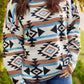 Aztec Knit Drop Shoulder Plus Size Sweater