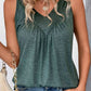 V Neck Ruched Tank Top