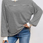 Print Drop Shoulder Loose Sweatshirt