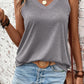 Ribbed V Neck Tank