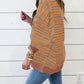 Stripe Casual Stripe Colorblock Drop Shoulder Oversize Sweatshirt