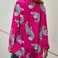 Lively Leopard Print Button Front Shirt