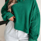 Sherpa Fleece Drop Shoulder Hoodie