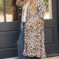 Plus Size Open Front Pocketed Long Cardigan