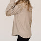 Sequin Patched Long Sleeve Top