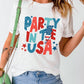 PARTY IN THE USA American Flag Bolt Graphic Tee