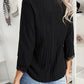 Black Sweet Mary Crochet Lace Top