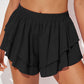 Ruffle Tiered Skirt Overlay Shorts