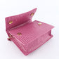 Rose Crozzling Textured Multi-functional Messenger Bag