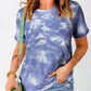 Tie Dye Crew Neck Short Sleeve T-Shirt