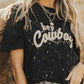 Hey Cowboy Vintage Splashed T Shirt