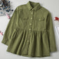 Snap Up Babydoll Shirt