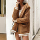 Winter hooded jacket long tops