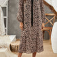 Leopard Print Duster Kimono