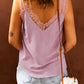 Eyelash V Neck Cami Tank Top