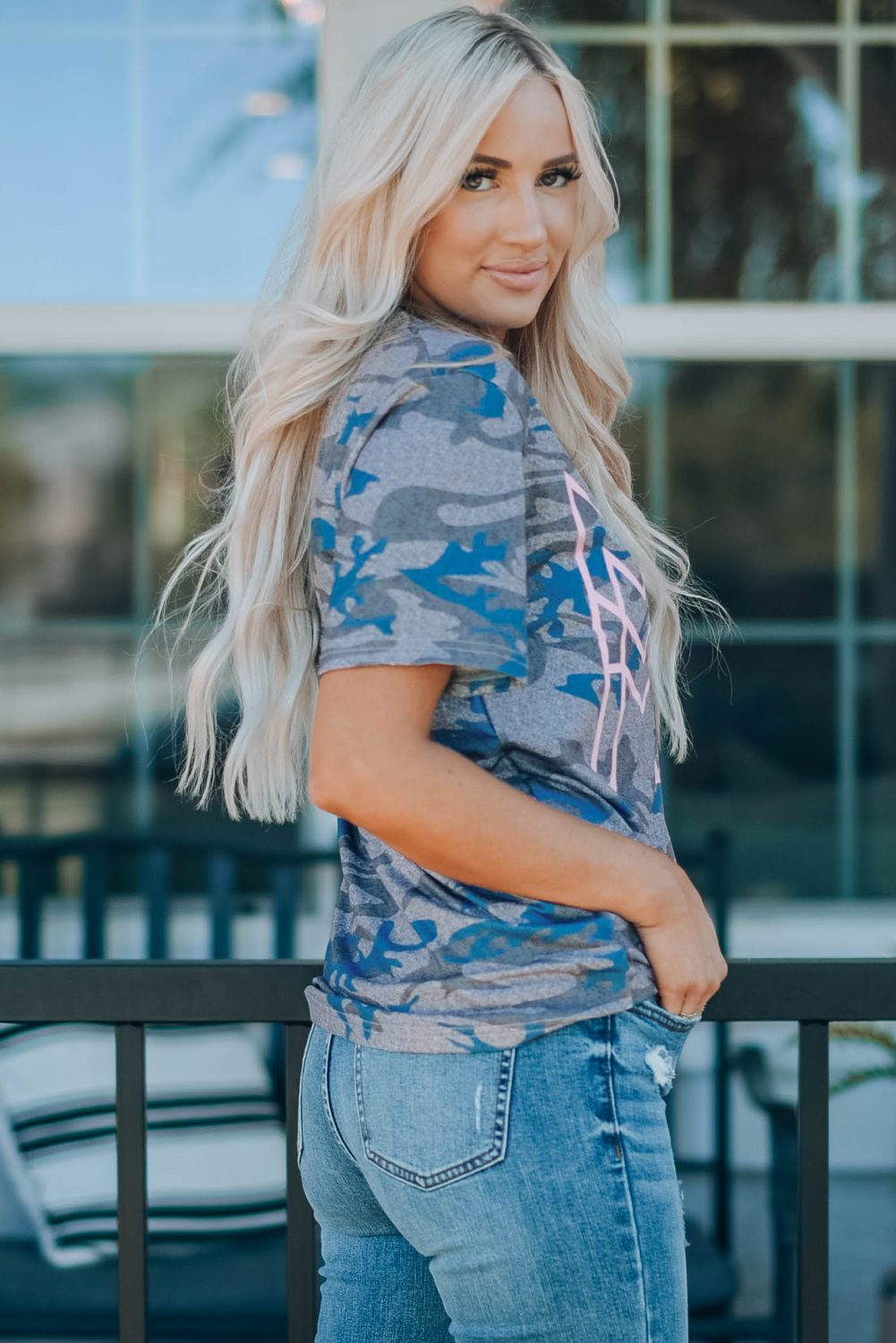 MAMA Graphic Modern Camo Tee