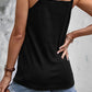 Dual Straps Notched Neck Knit Tank Top
