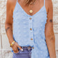 Button Front Swiss Dot Tank