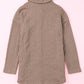 Khaki Oversize Textured Knit Button Front Shacket