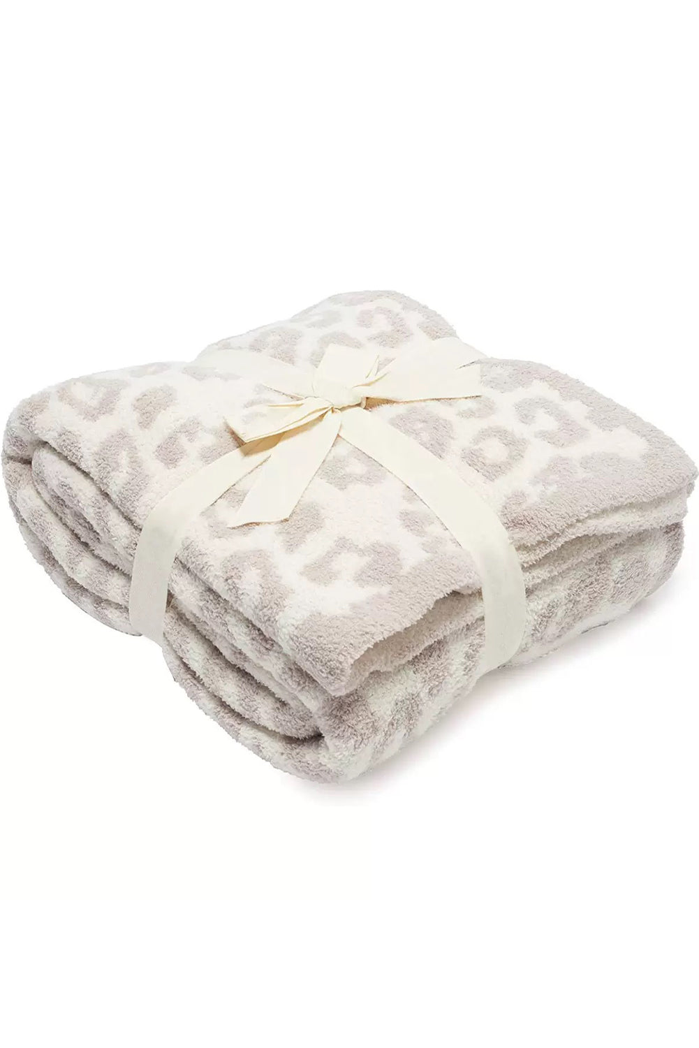 Gray Leopard Grain Knitting Blanket 127*152CM