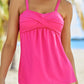 Rose 2pcs Swing Tankini Swimsuit