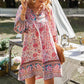 Summer bohemian casual resort style dress