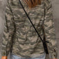 Camo Print Multi Pockets Button-up Jacket