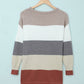 Colorblock Pocketed Sweater
