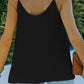 Spaghetti Strap Buttoned Tank Top