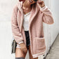 Winter hooded jacket long tops