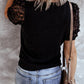 Sheer Sleeve Knit T-shirt