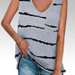 Tie-dye Stripes Tank Top