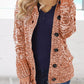 Long Sleeve Button-up Hooded Cardigans
