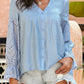 Rekindle Eyelet Button Up Top