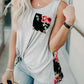Floral & Stripe Tank Top