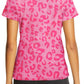 Leopard Print Crew Neck Short Sleeve T Shirt