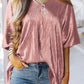 Copper Textured Oversize Foil T-Shirt