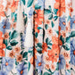 Sky Blue Floral Print Wrap Belted Maxi Dress