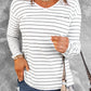 V Neck Long Sleeve Top