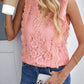 Lace V Neck Tank Top
