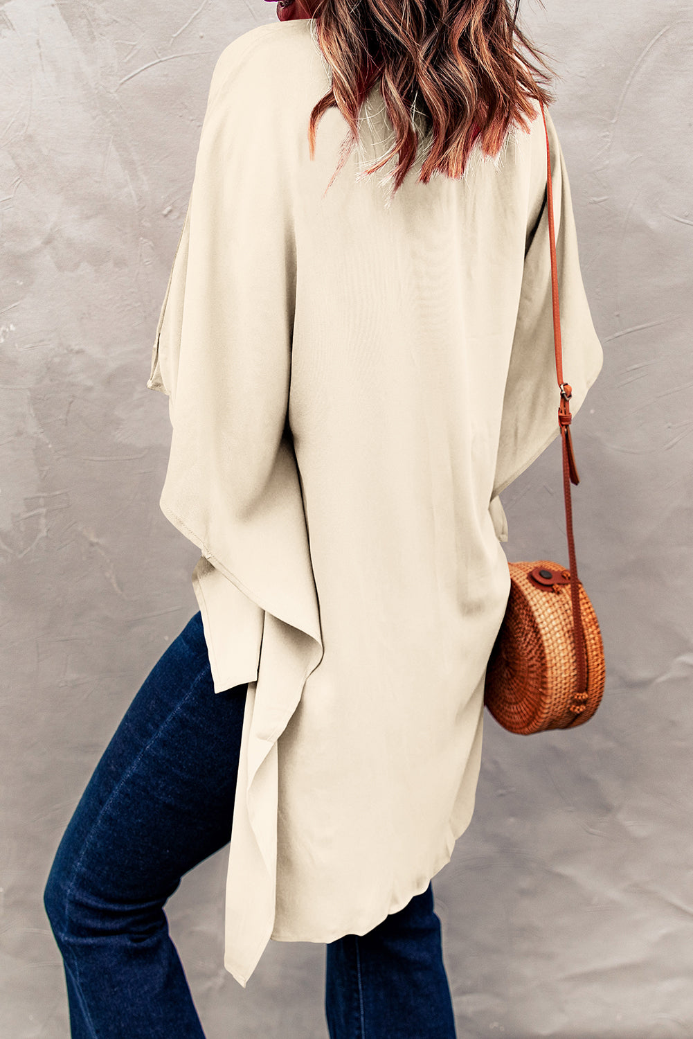 Apricot Chic High Low Kimono Top