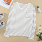 V Neck Long Sleeve Top